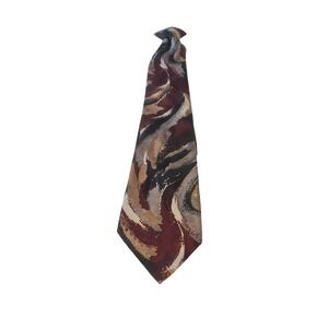 David Taylor mens abstract formal work dress snap clip ontie professional attire